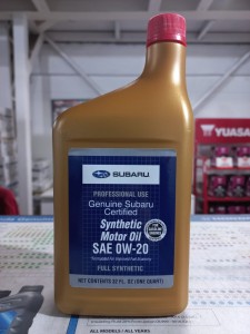 Aceite Subaru 0w20 Full Synthetic