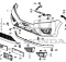 Moldura inf. parachoques delantero Honda Fit 2015-2018